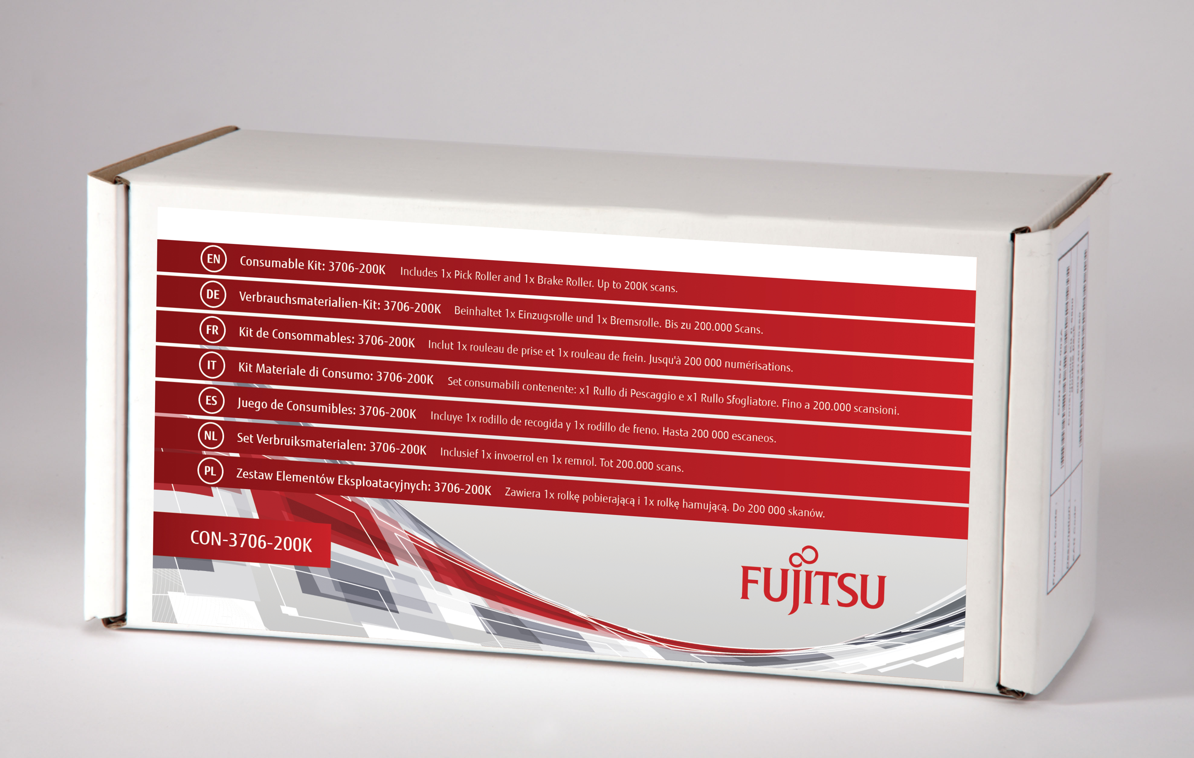 Fujitsu Consumable Kit: 3706-200K - Scanner - Verbrauchsmaterialienkit