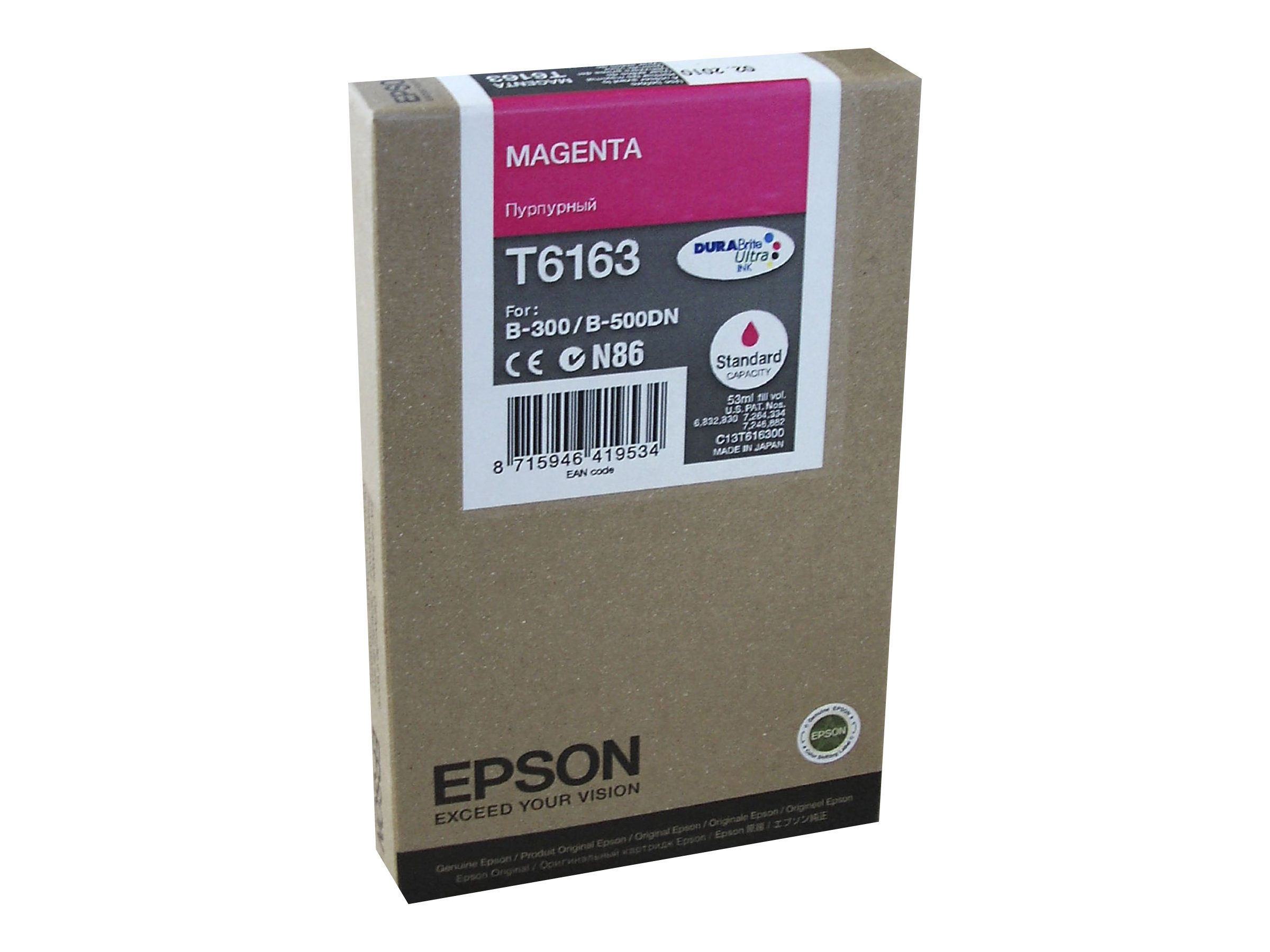 Epson T6163 - 53 ml - Magenta - original - Tintenpatrone