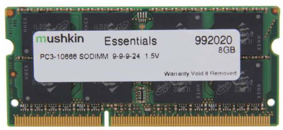 Mushkin Essentials - DDR3 - Modul - 8 GB - SO DIMM 204-PIN