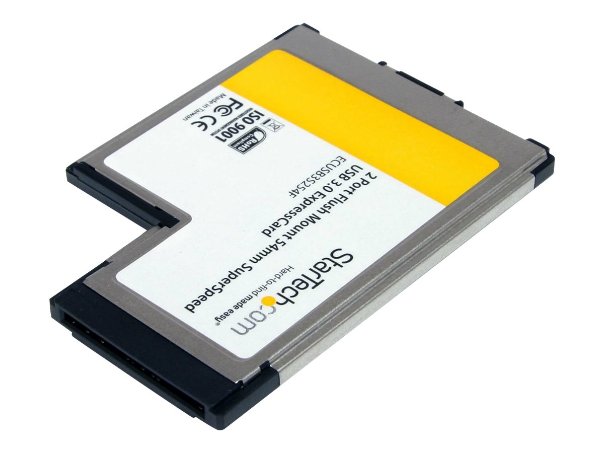 StarTech.com 2 Port USB 3.0 ExpressCard mit UASP Unterstützung - USB 3.0 54mm Schnittstellenkarte für Laptop - USB 3.0 A (Buchse)