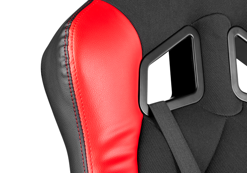 natec GENESIS SX33 PC gaming chair Padded seat Black Red