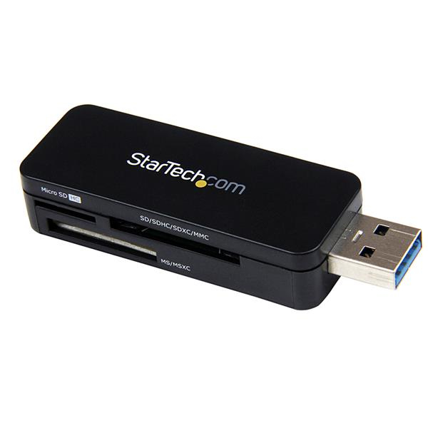 StarTech.com Externer USB 3.0 Kartenleser - MultiCard Speicherkartenleser (SD, MMC, SDHC, CF, Mini-/ Micro-SD)