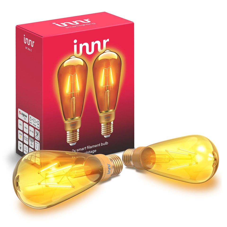 Innr Lighting RF 264-2 - Intelligente Glühbirne - Gold - LED - E27 - -20 - 40 °C - IP20