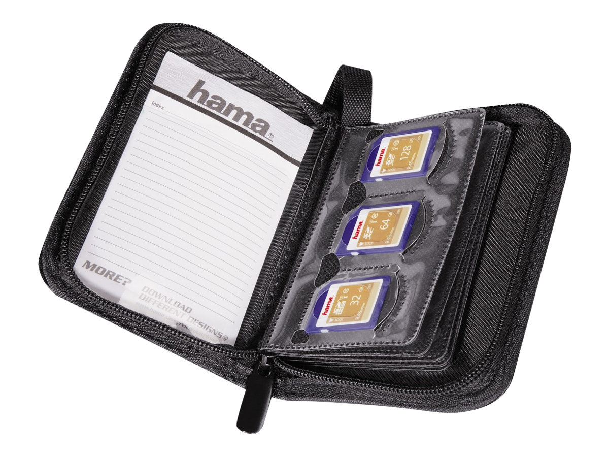 Hama Memory Card Case - Memory-Etui - Kapazität: 18 SD/MMC-Karten