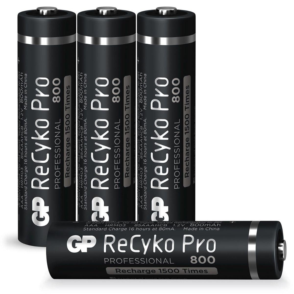 GP Battery 4 GP Akkus ReCyko+ Pro Micro AAA 800 mAh - Akku - Akku - Micro (AAA)