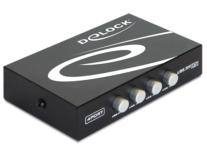 Delock Switch USB 2.0 4 port manual - USB-Umschalter für die gemeinsame Nutzung von Peripheriegeräten