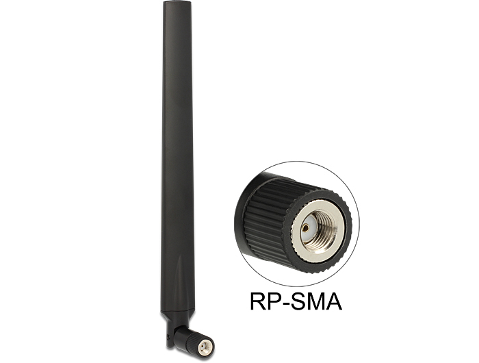 Delock WLAN RP-SMA - Antenne - Wi-Fi - ungerichtet