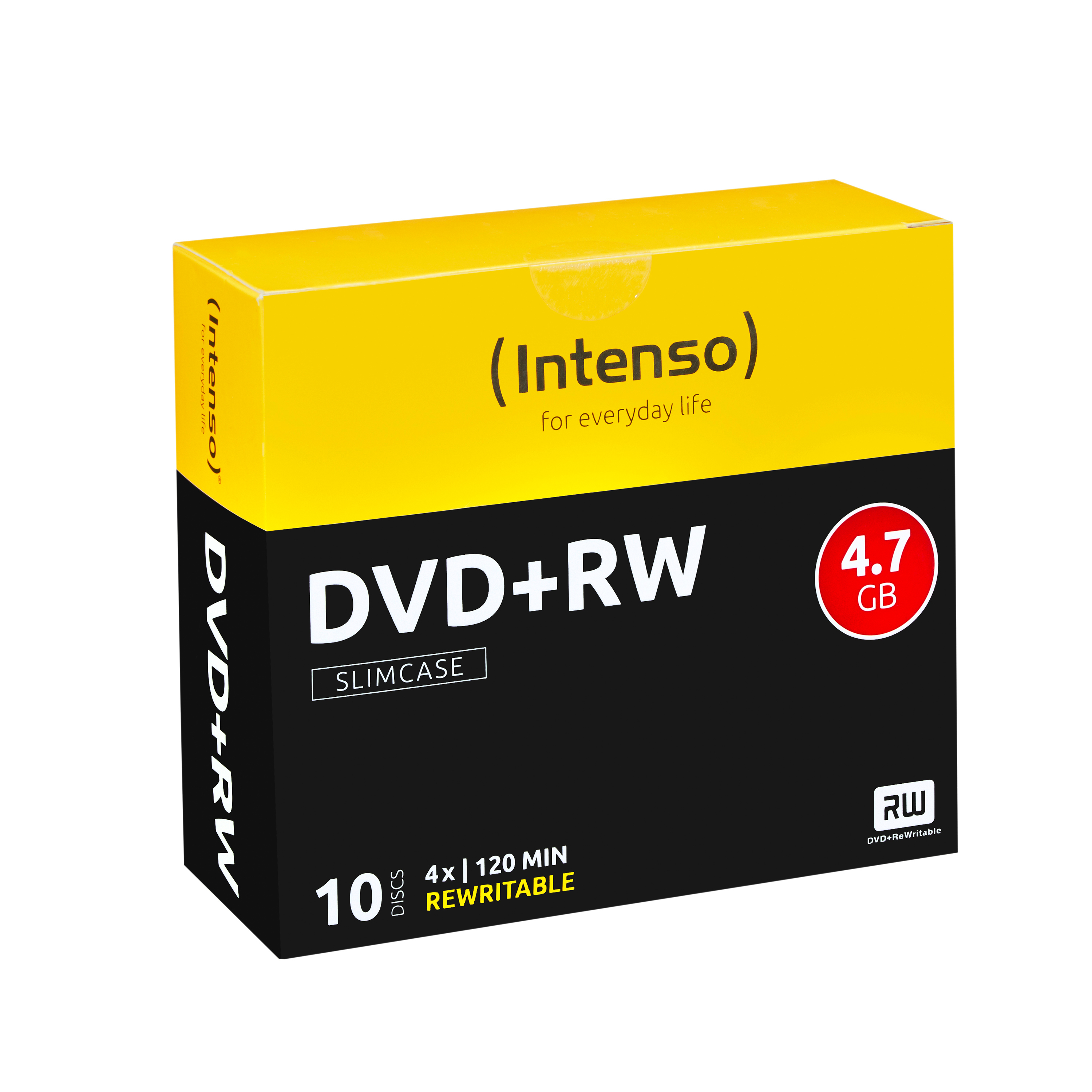 Intenso 10 x DVD+RW - 4.7 GB (120 Min.) 4x