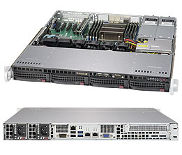 Supermicro SuperServer 5018R-MR - Server - Rack-Montage - 1U - 1-Weg - keine CPU - RAM 0 GB - SATA - Hot-Swap 8.9 cm (3.5")