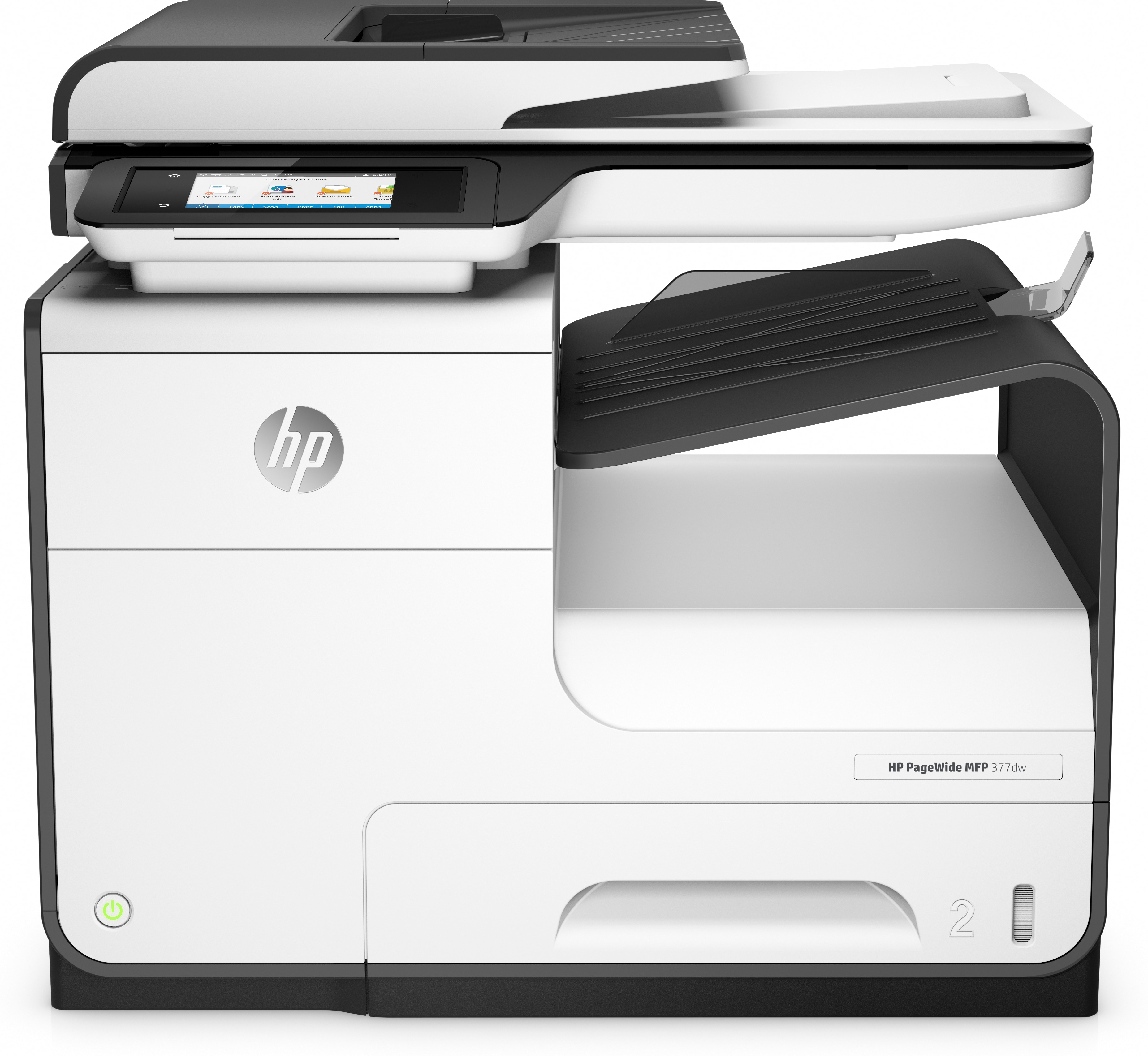 HP PageWide MFP 377dw - Multifunktionsdrucker - Farbe - seitenbreite Palette - Legal (216 x 356 mm)