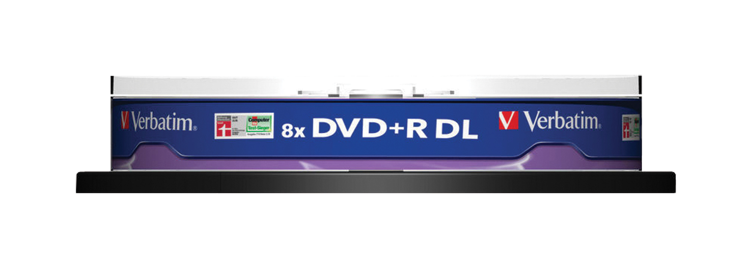 Verbatim 10 x DVD+R DL - 8.5 GB 8x - mattsilber