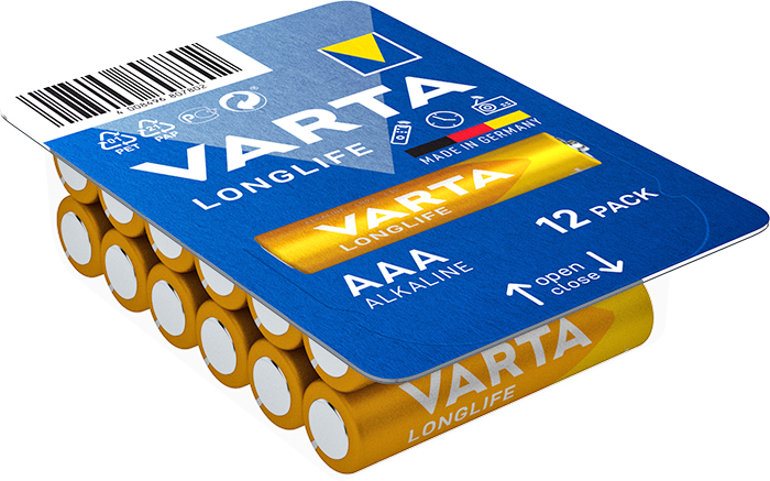 Varta Longlife 4103 - Batterie 12 x AAA-Typ