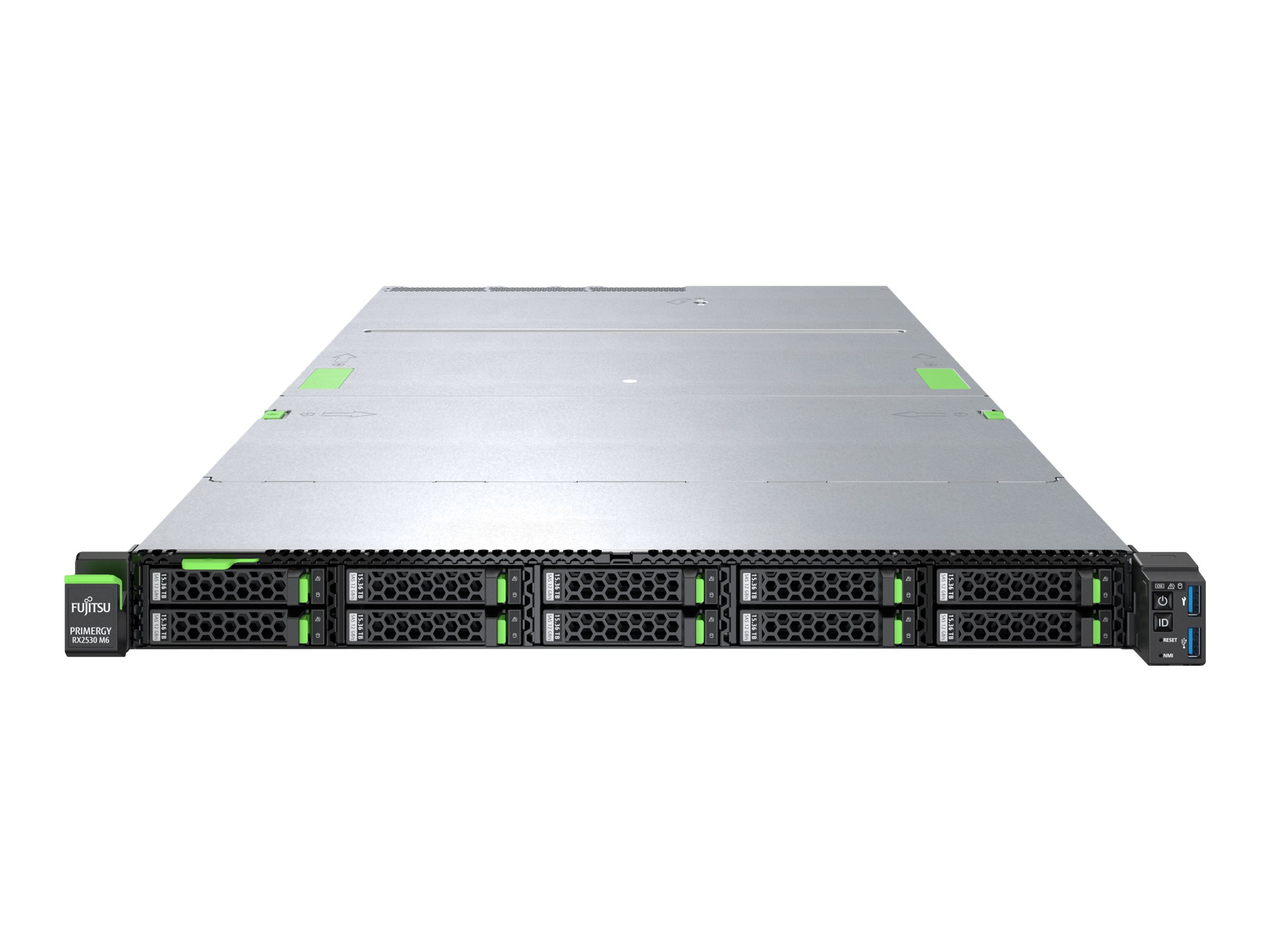 Fujitsu PRIMERGY RX2530 M6 - Server - Rack-Montage - 1U - zweiweg - 1 x Xeon Silver 4309Y / 2.8 GHz - RAM 16 GB - SATA - Hot-Swap 6.4 cm (2.5")