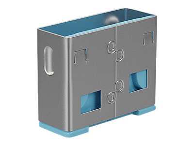 Lindy USB Port Blocker - USB-Portblocker - Blau (Packung mit 10)