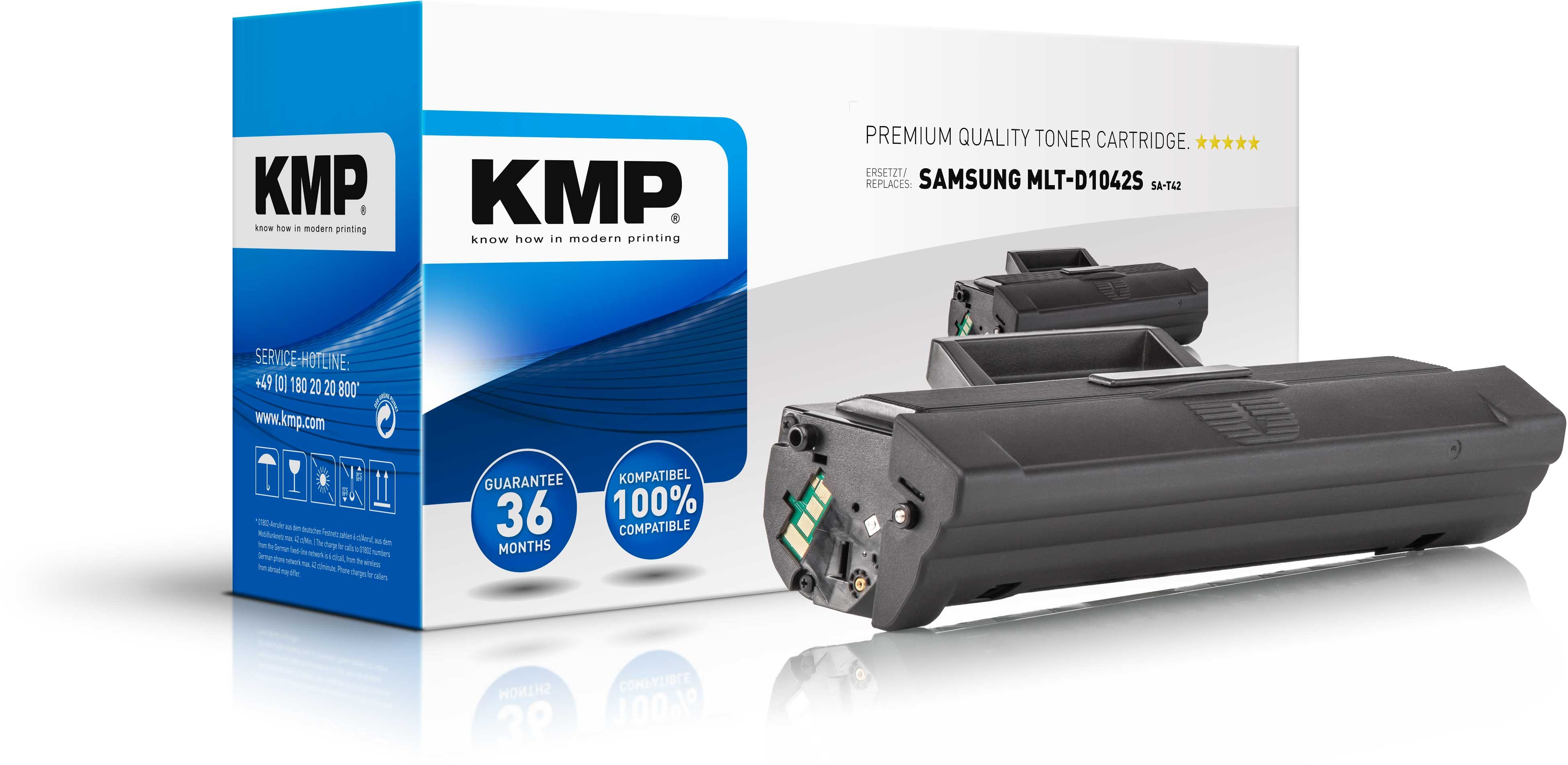 KMP Schwarz - kompatibel - Tonerpatrone