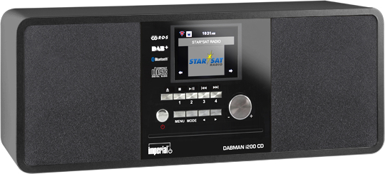 Telestar DABMAN i200 CD - Audiosystem - 20 Watt (Gesamt)