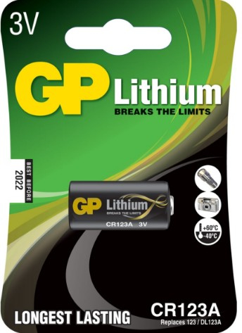 GP Battery CR123A - Li