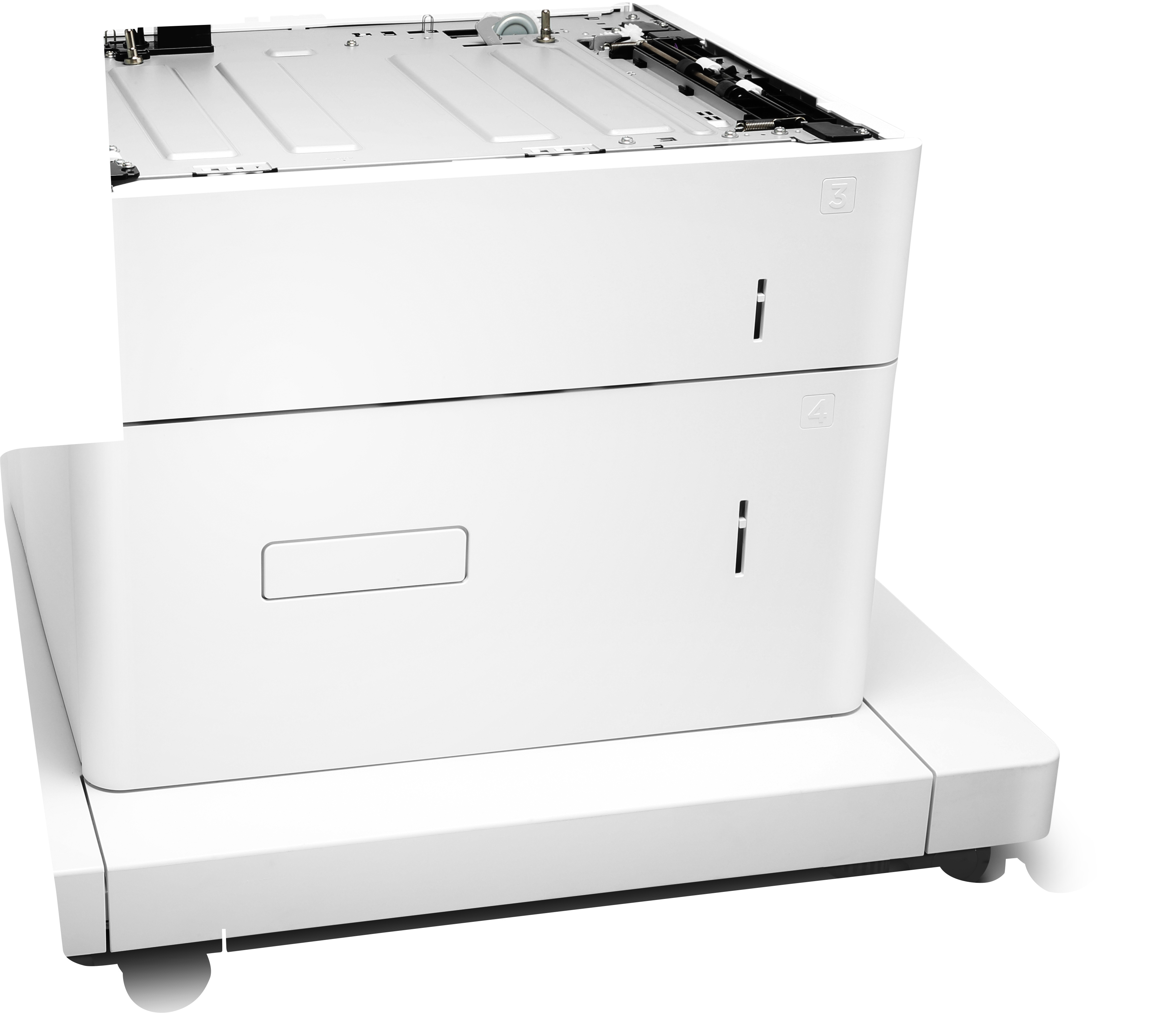 HP Papiereinzug und Ständer - Druckerbasis mit Medienzuführung - 2550 Blätter in 2 Schubladen (Trays)