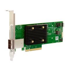 BROADCOM HBA 9500-8e Tri-Mode - Speicher-Controller - 8 Sender/Kanal - SATA 6Gb/s / SAS 12Gb/s / PCIe 4.0 (NVMe)