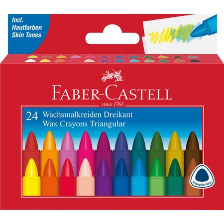 FABER-CASTELL 120024 - 24 Stück(e) - Mehrfarben - Mehrfarben - Junge/Mädchen - Box - Papier
