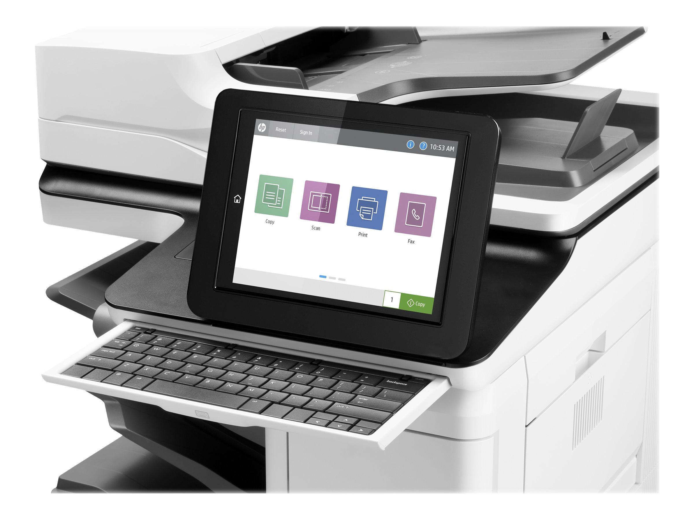 HP LaserJet Enterprise Flow MFP M682z - Multifunktionsdrucker - Farbe - Laser - 215.9 x 863.6 mm (Original)