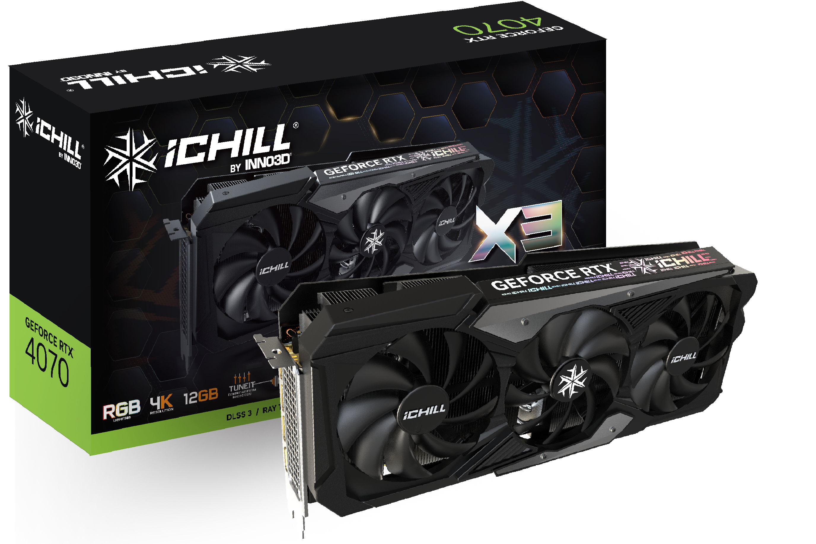 Inno3D iChiLL GeForce RTX 4070 X3 - Grafikkarten
