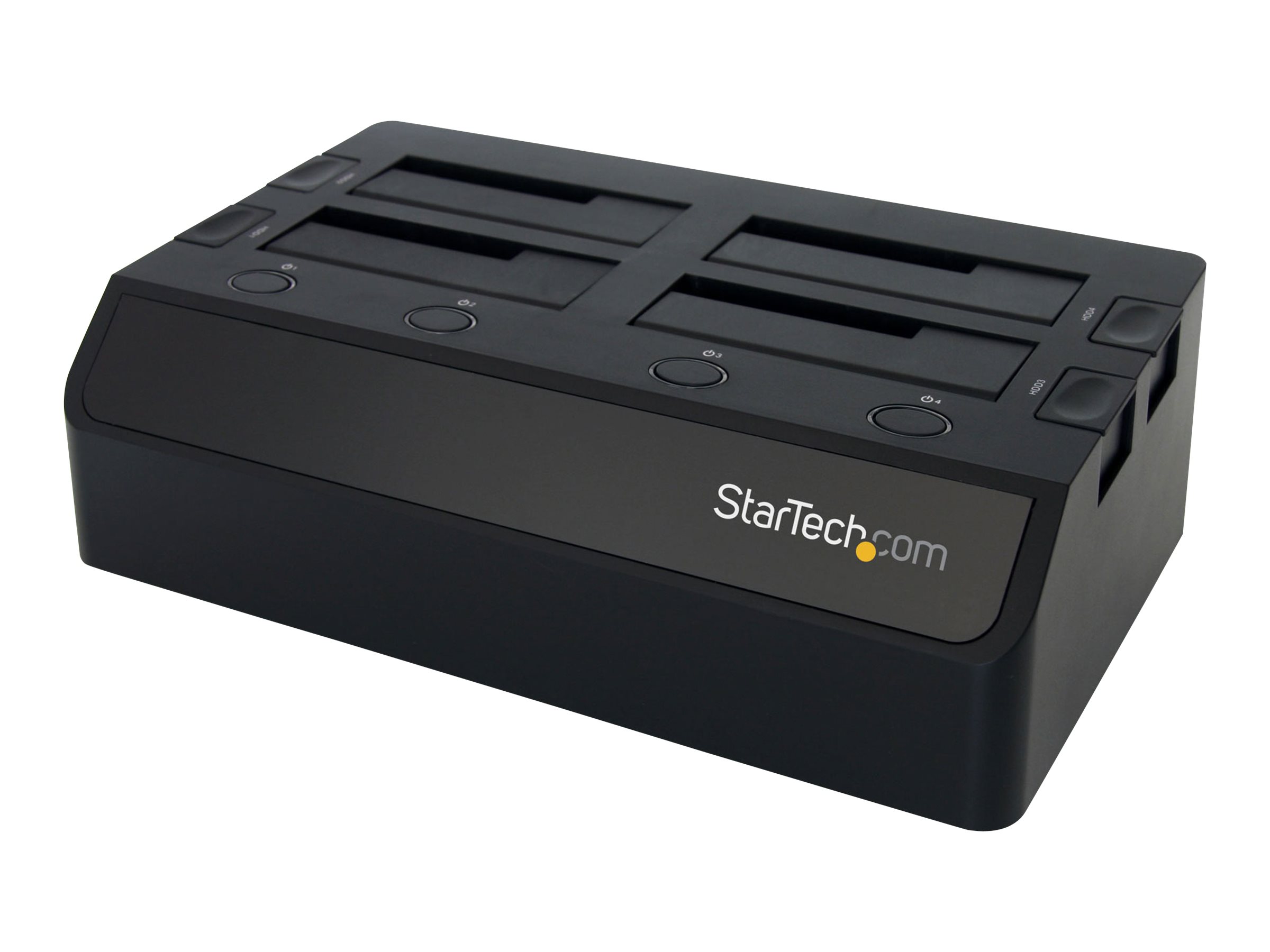 StarTech.com USB 3.0 4 Bay 2,5 / 3,5 Zoll SATA III Festplatten Dockingstation mit UASP und zwei Lüftern - 6,4 / 8,9 cm HDD / SSD Dock - Speichergehäuse - 4 Schächte (SATA-600)
