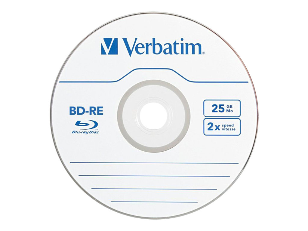 Verbatim 5 x BD-RE - 25 GB 2x - Jewel Case (Schachtel)