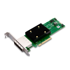 BROADCOM HBA 9500-16e Tri-Mode - Speicher-Controller - 16 Sender/Kanal - SATA 6Gb/s / SAS 12Gb/s / PCIe 4.0 (NVMe)