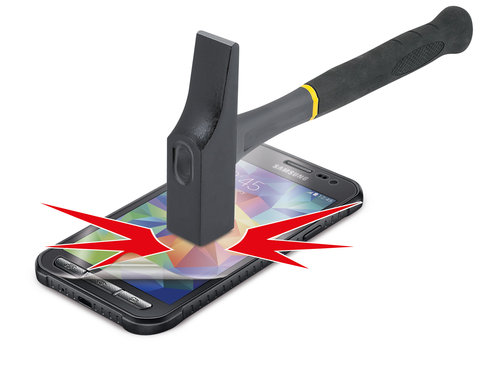 Mobilis 037048 - Antiblend-Displayschutz - Handy/Smartphone - Samsung - Galaxy Xcover 4 - Schockresistent - Transparent