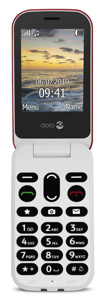 Doro 6041 - rod - funktionstelefon - G