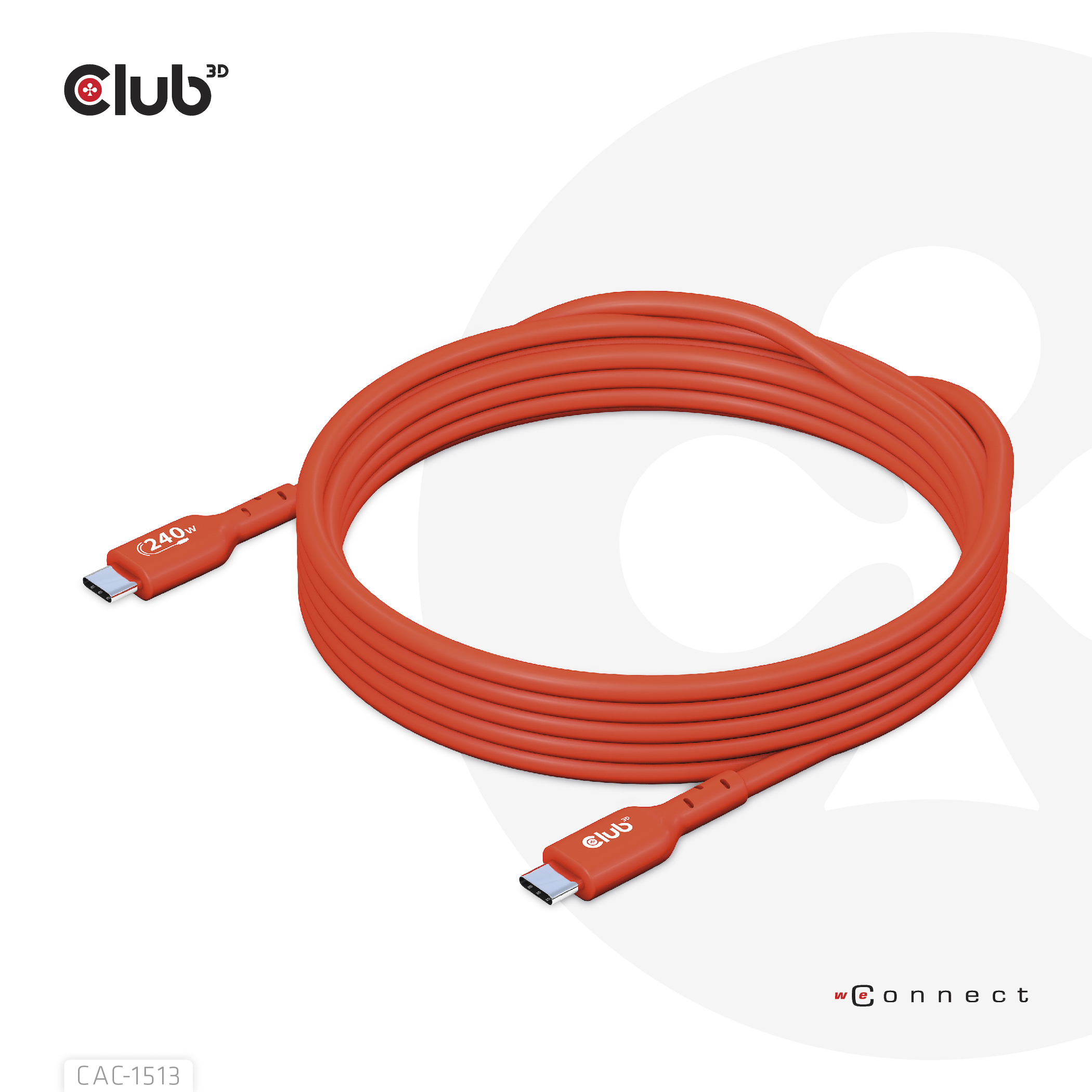 Club 3D USB-Kabel - 24 pin USB-C (M) zu 24 pin USB-C (M)