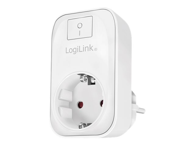 LogiLink EC0007 - Smart-Stecker - kabellos - 433.92 MHz - weiß (Packung mit 3)
