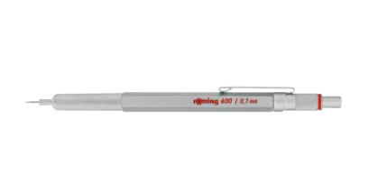 rOtring 1904444 - Silber - Metall - HB - 0,7 mm