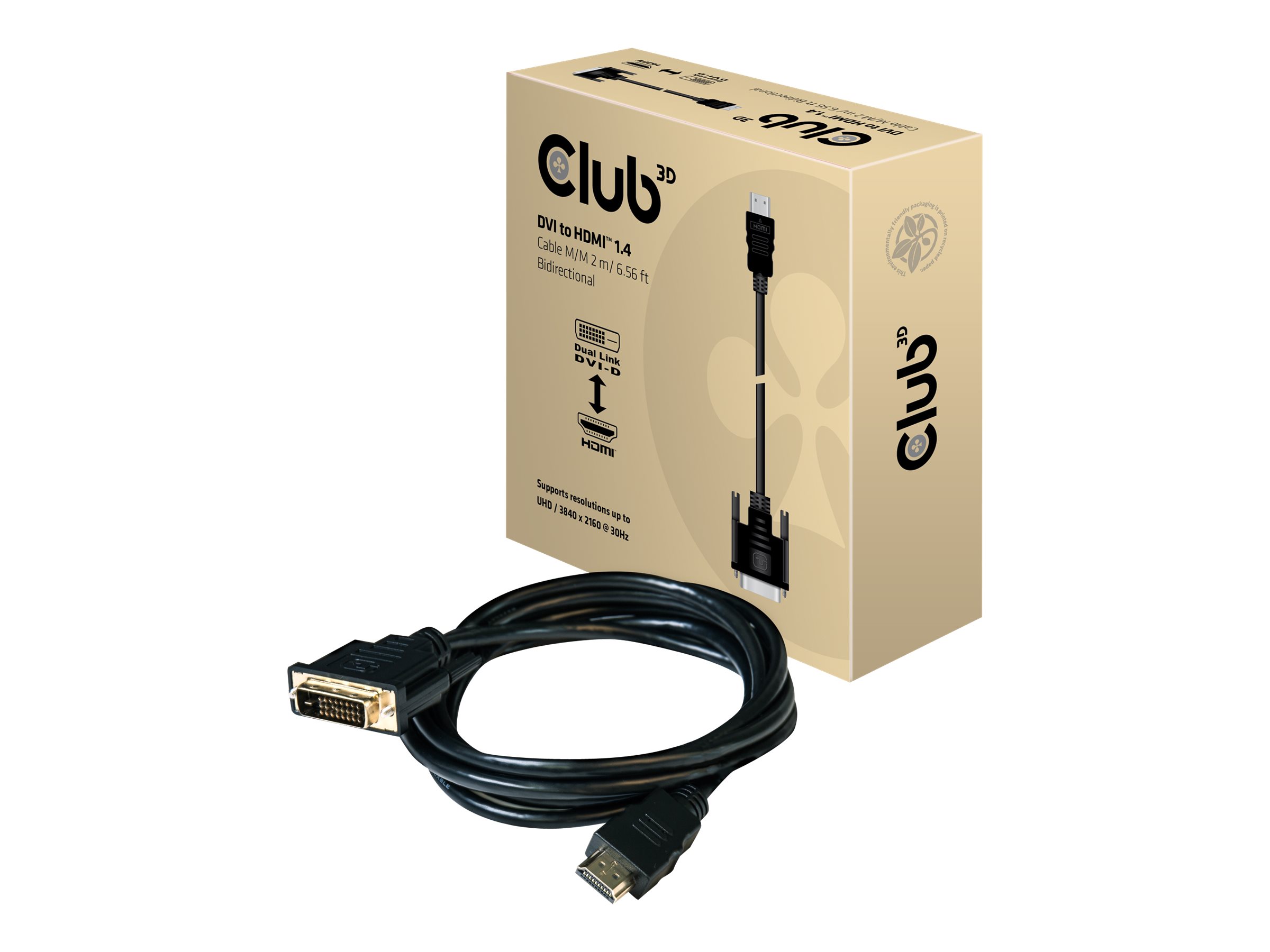 Club 3D CAC-1210 - Adapter cable - Dual Link