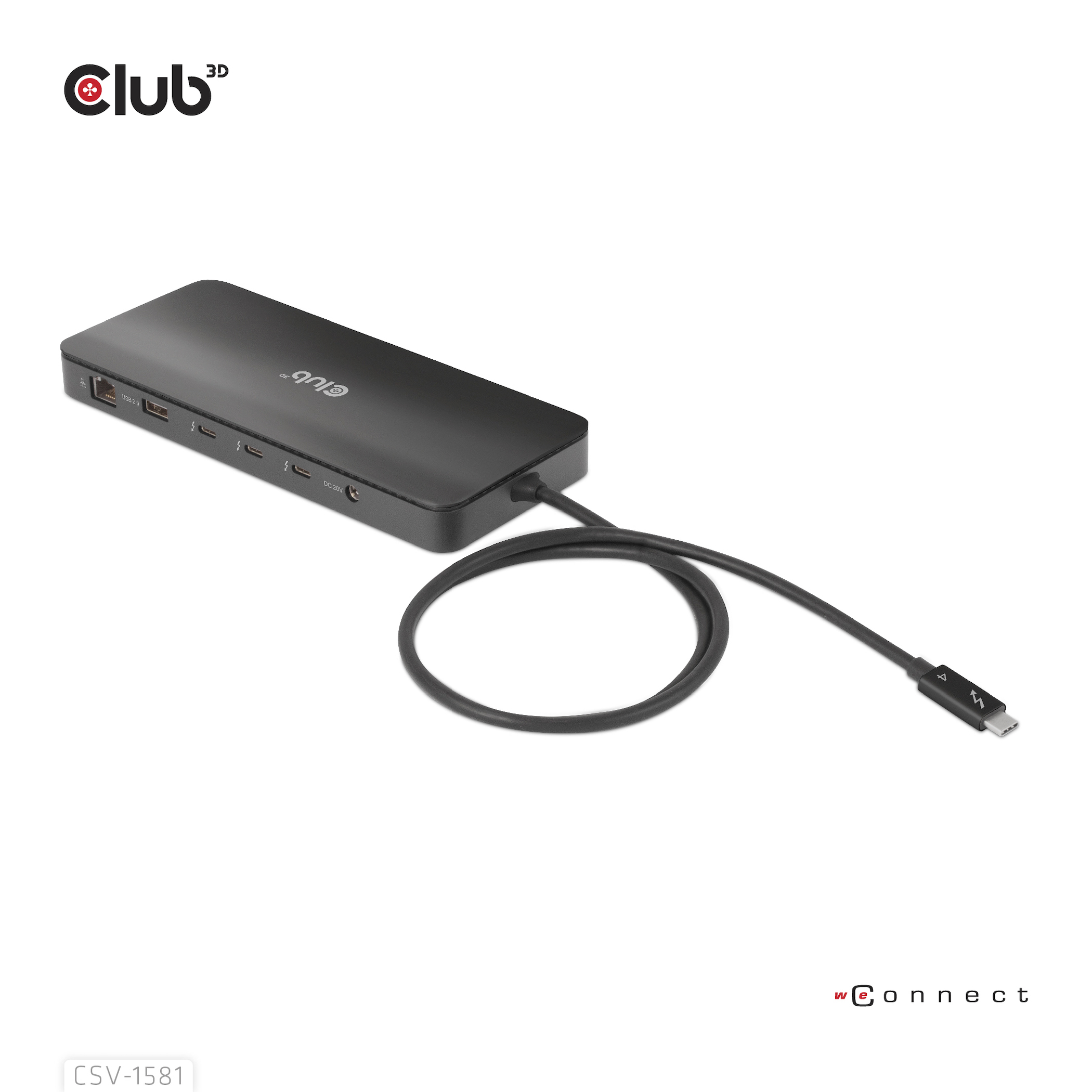 Club 3D Dockingstation - USB-C / Thunderbolt 3 / Thunderbolt 4