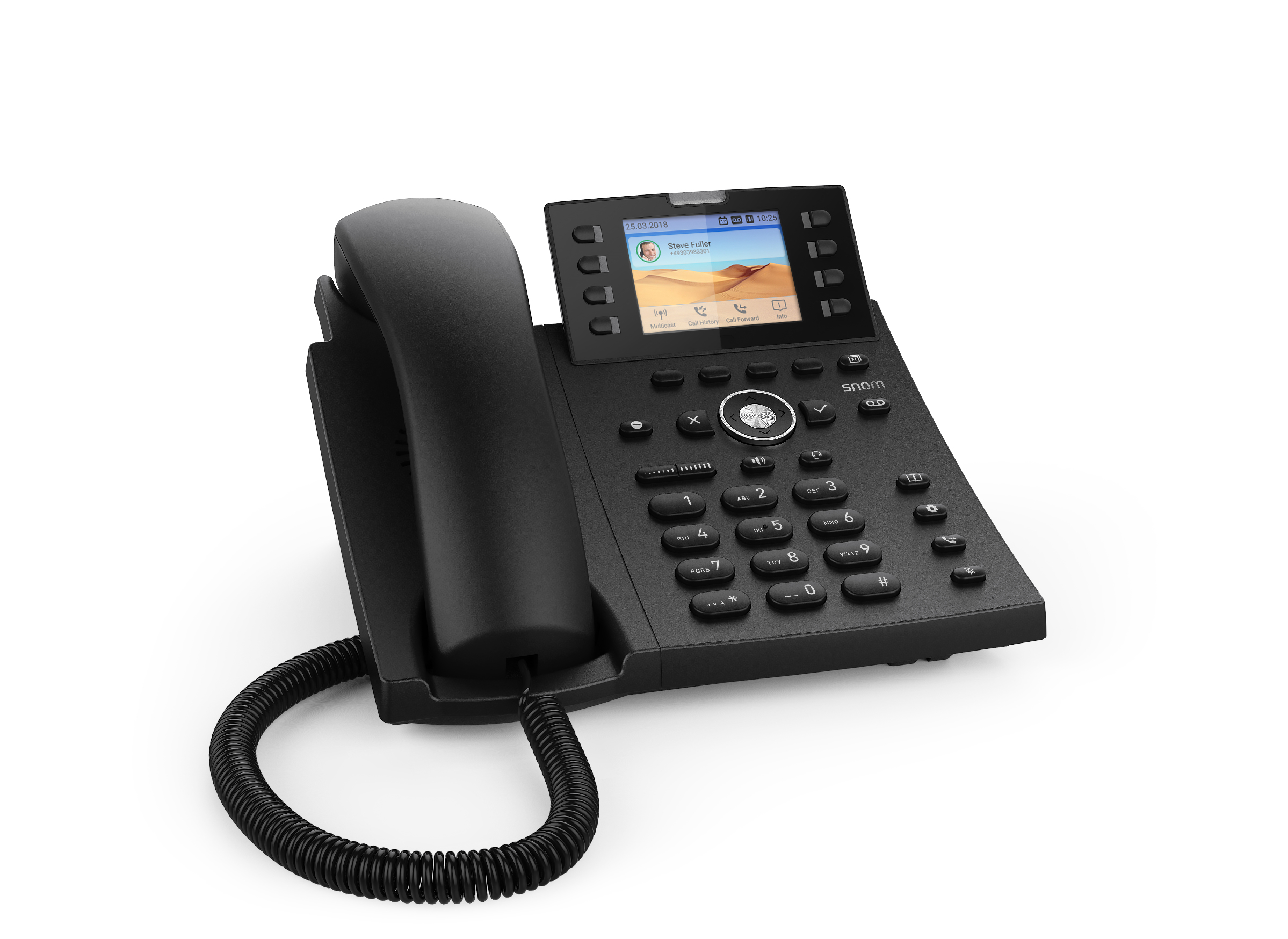 Snom D335 - VoIP-Telefon - dreiweg Anruffunktion