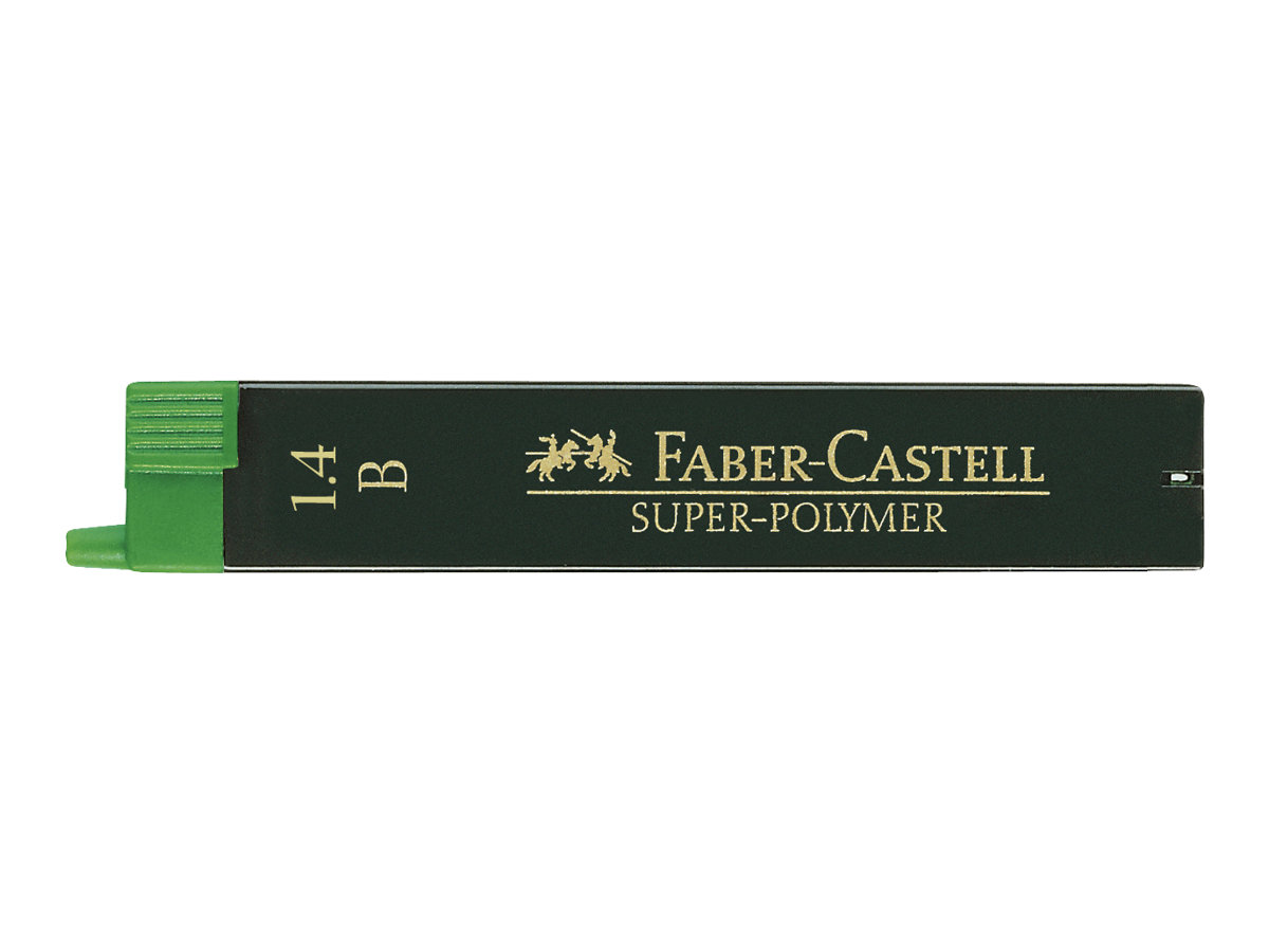 FABER-CASTELL Super-Polymer - Bleistiftmine - Superpolymer - B - 1.4 mm (Packung mit 6)