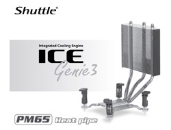 Shuttle PM65 ICE Genie3 - Prozessor-Luftkühler - (für: LGA775)