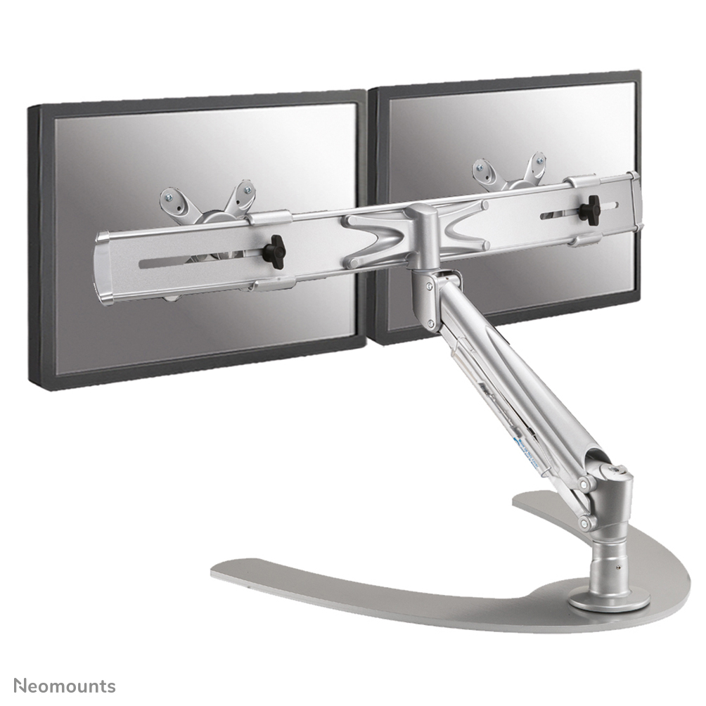 Neomounts FPMA-D940DD - Aufstellung - full-motion - für 2 LCD-Displays - Silber - Bildschirmgröße: 25.4-61 cm (10"-24")