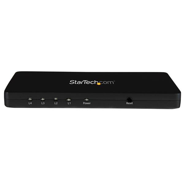 StarTech.com 4 Port HDMI 4k Video Splitter - 1x4 HDMI Verteiler mit Aluminiumgehäuse