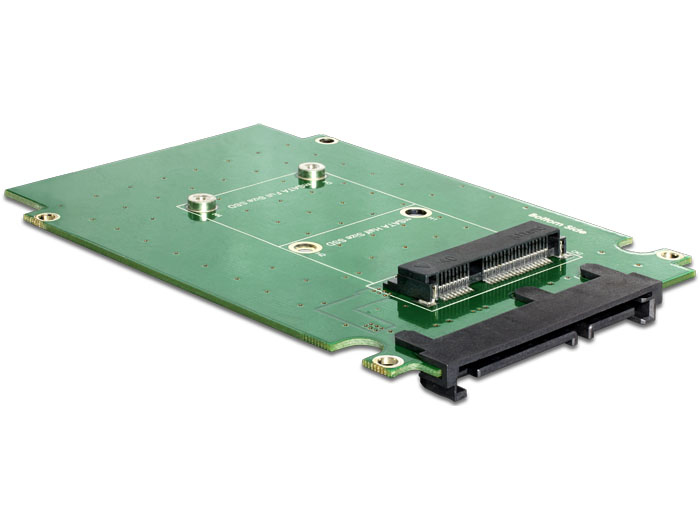 Delock Converter SATA 22 pin > mSATA - Speicher-Controller