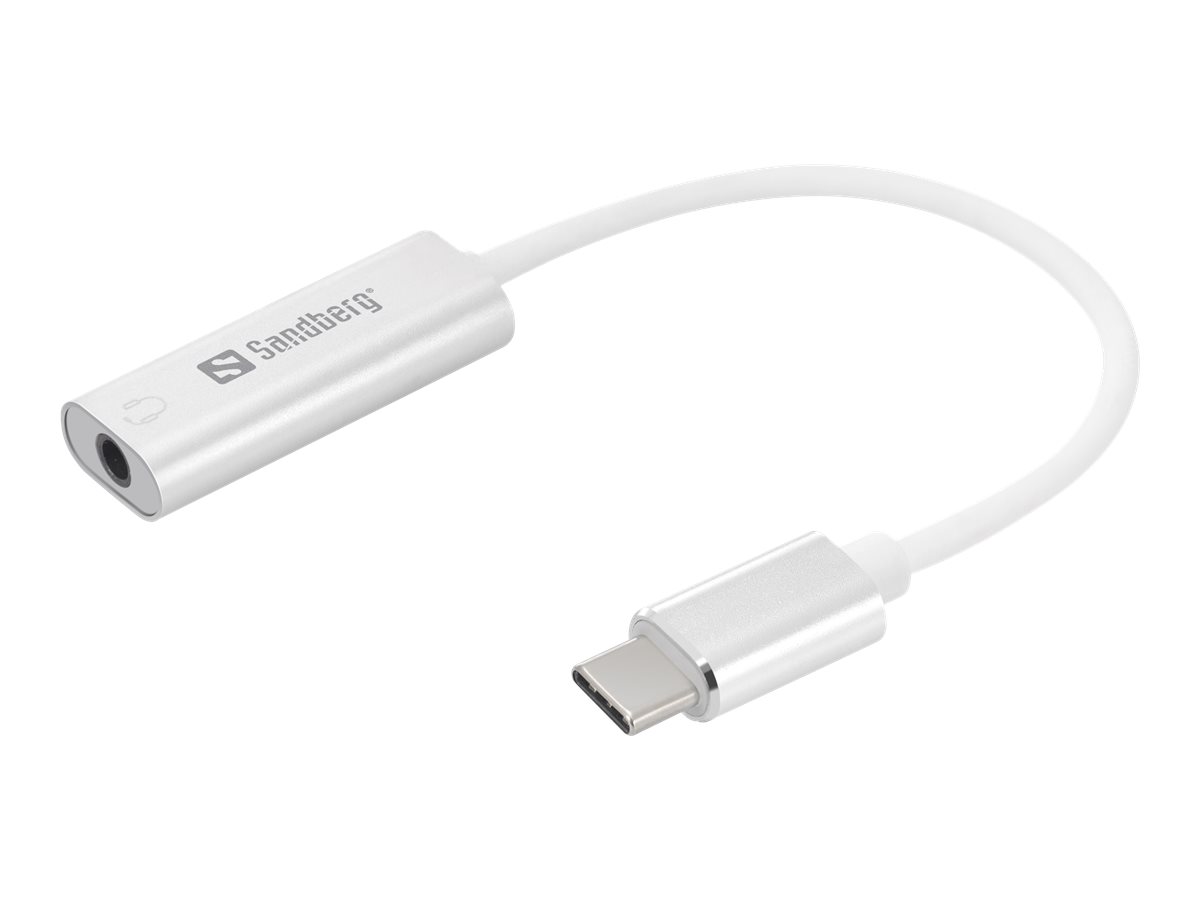 SANDBERG Adapter USB-C auf Klinkenstecker