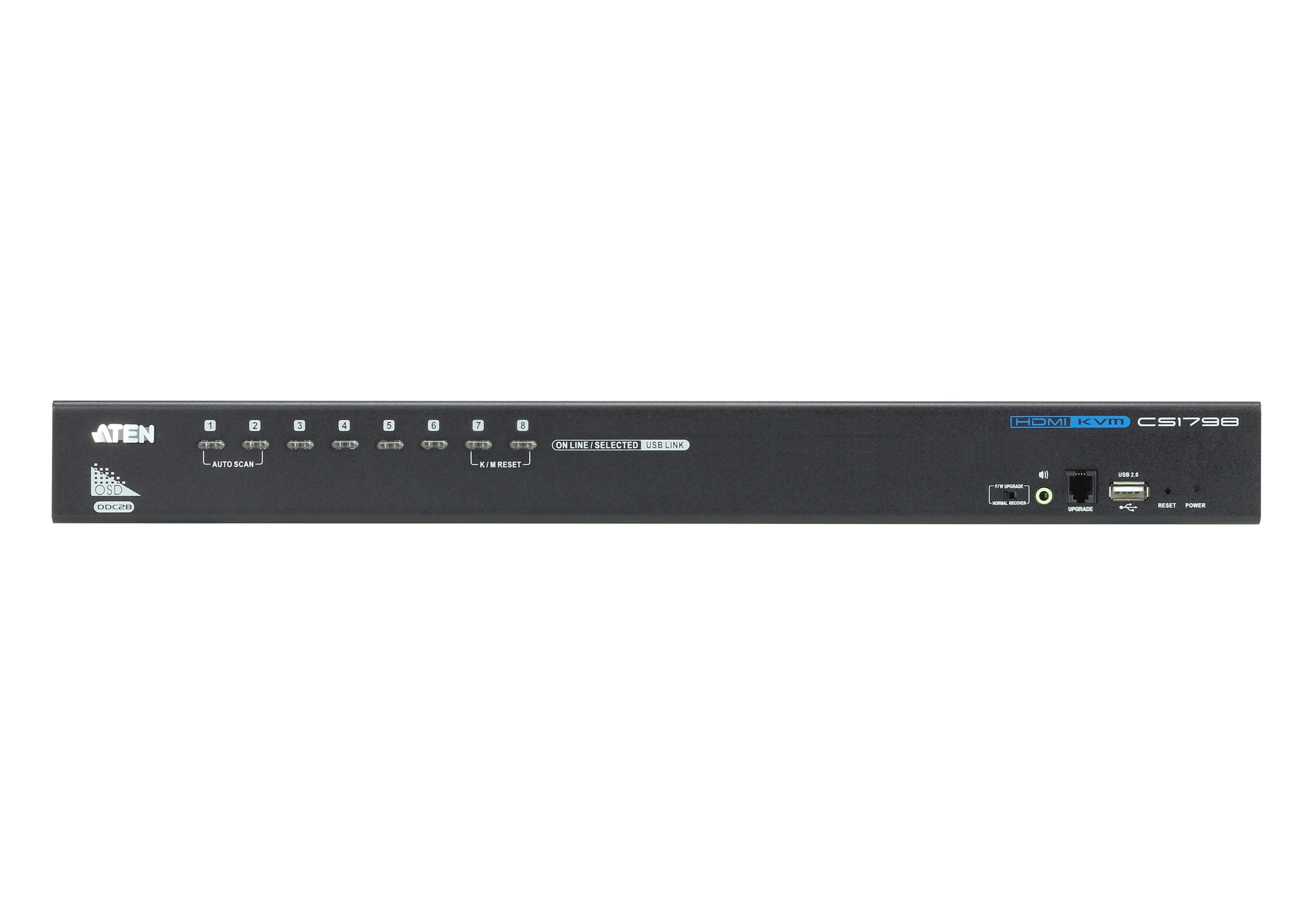 ATEN CS1798 - KVM-/Audio-/USB-Switch - 8 x KVM/Audio/USB