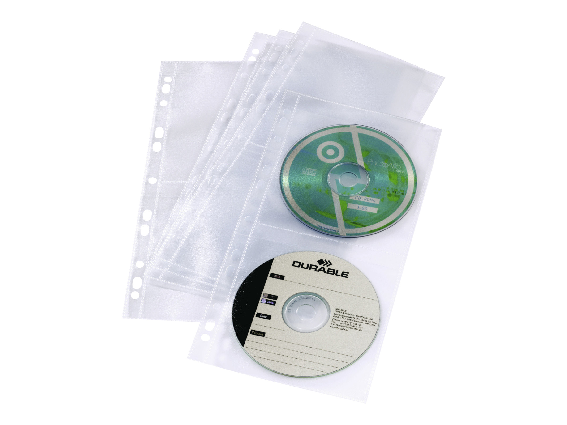 Durable CD/ DVD Cover Pocket Light S - CD/DVD-Hülle