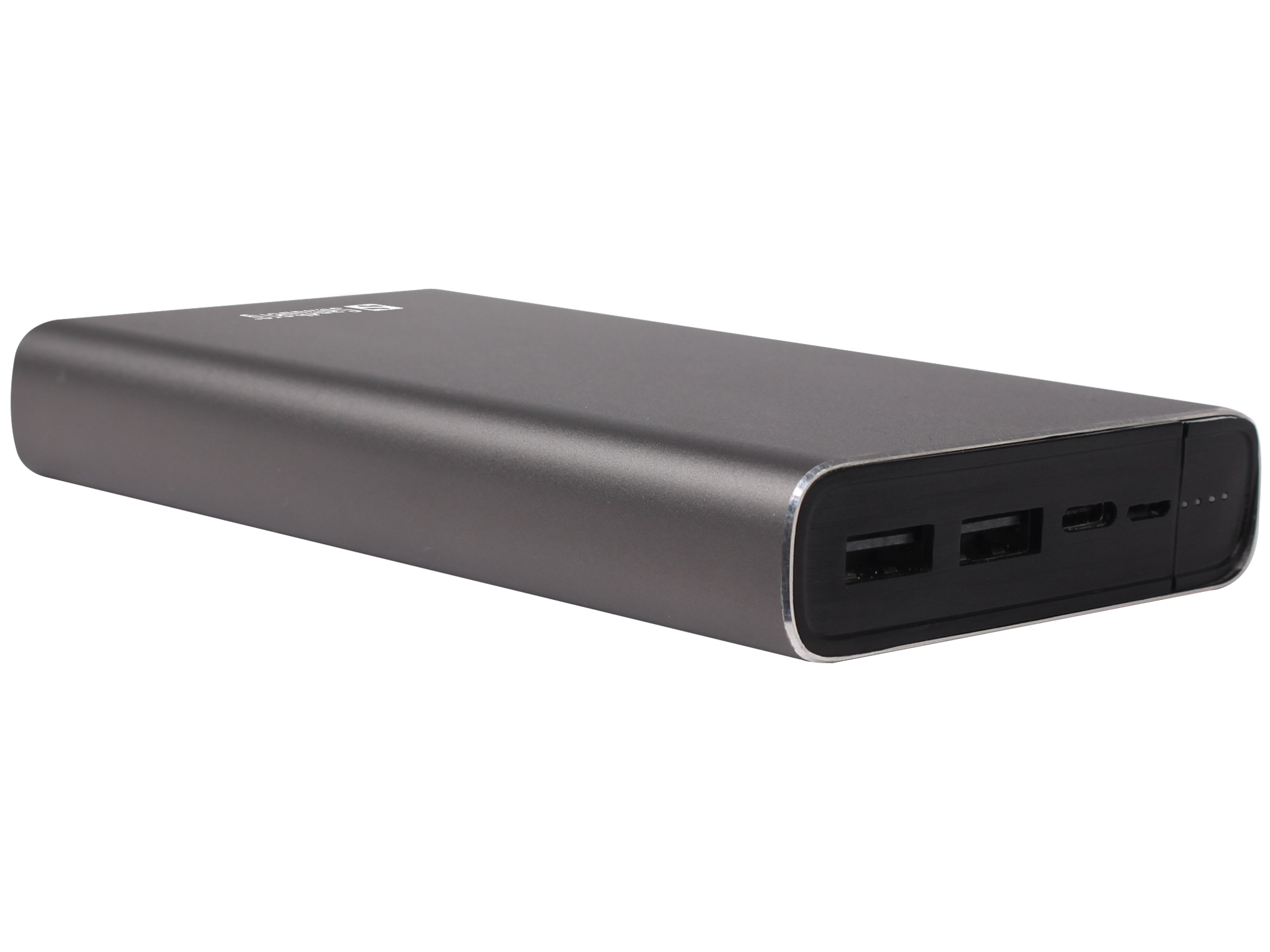 SANDBERG Powerbank - 20000 mAh - 74 Wh - 18 Watt - 3 A - QC 3.0 - 3 Ausgabeanschlussstellen (USB, 24 pin USB-C)