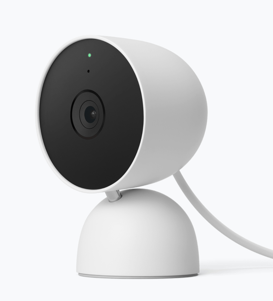 Google Nest Cam - Netzwerk-Überwachungskamera - Innenbereich - Farbe (Tag&Nacht)