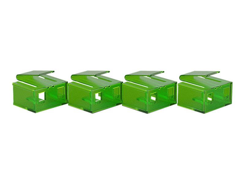 Lindy LAN-Portblocker - grün (Packung mit 20)