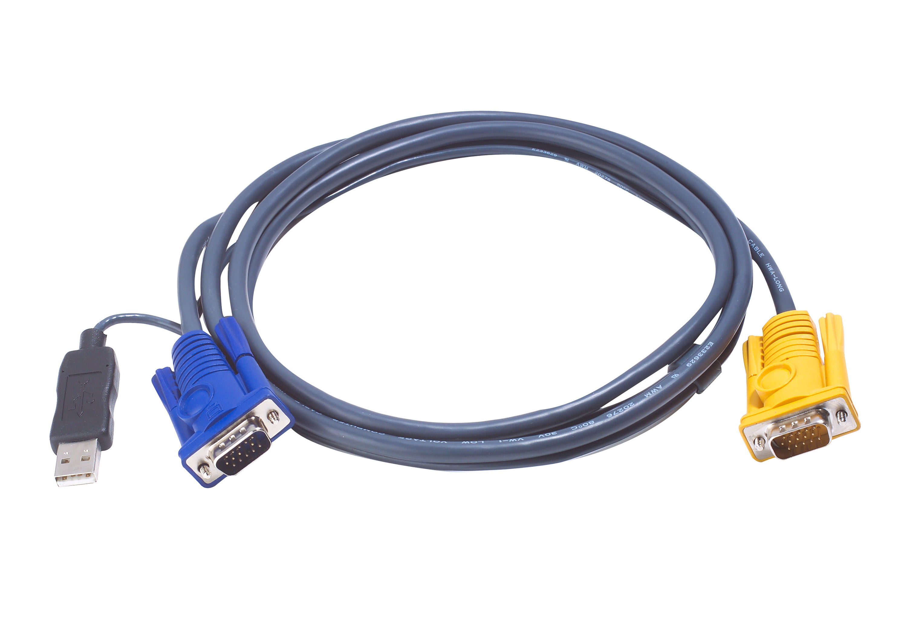 ATEN 2L-5206UP - Video- / USB-Kabel - 15-polig SPHD (M)