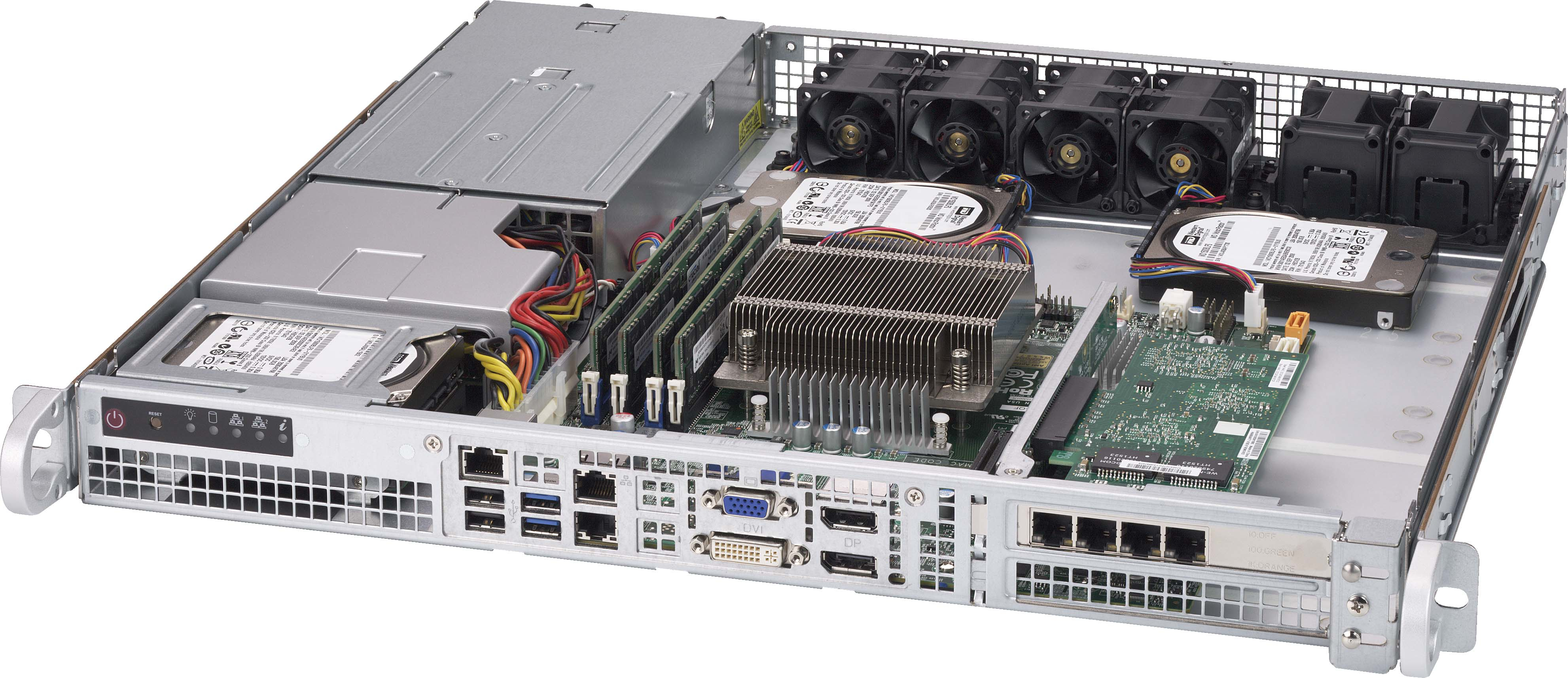 Supermicro SC515 R407 - Rack-Montage - 1U